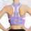 (M, Purple) Hunchback Posture Corrector Adjustable Back Support Body Brace Lumbar Shoulder Support Belt-i 1