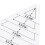 Equilateral for Triangle Sewing Ruler Dressmaking Tailor-White 6