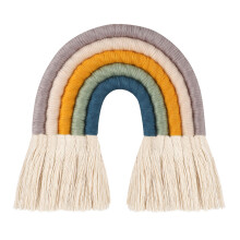 Handmade Rainbow Hanging Weaving Ornament Nordic Baby Kids-S