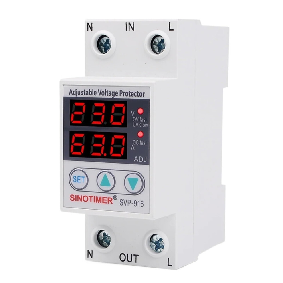 Svp916 Adjustable Overvoltage Protection Relay With Current Limit Protection (40A) Ref: 2044 9119770903754