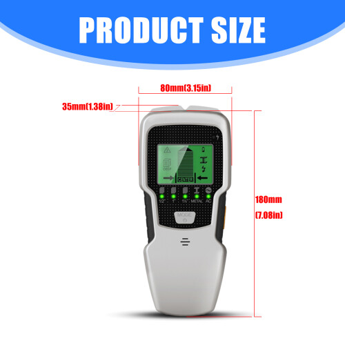 Digital Wall Detectors Depth Measurement Nail Scanner Sensors 2