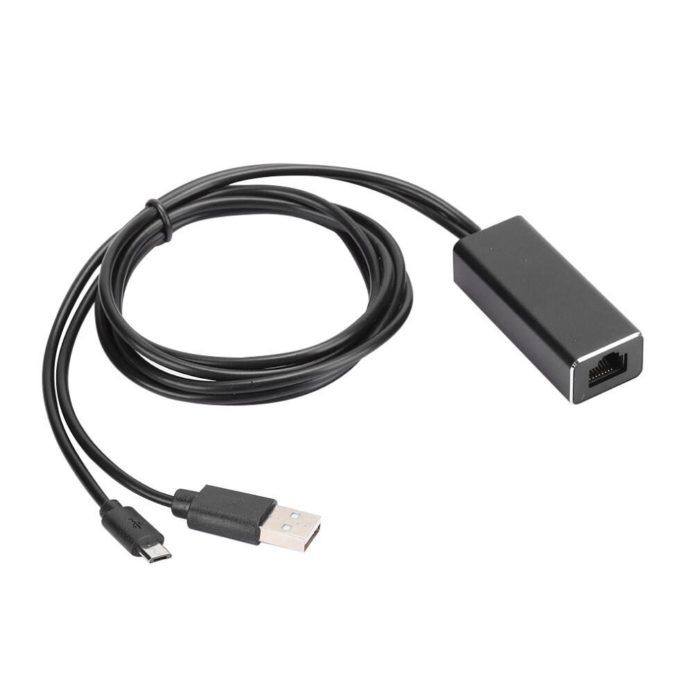 Micro Usb To Rj45 Ethernet Adapter, Reliable Internet Access For Streaming Devices 9486358968666