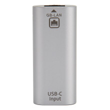 Gigabit Ethernet Adapter for Fast Network, RJ45Port and USB-C Input, Portable Size Aluminium Alloy, Slim Compact Design for Easy Portability