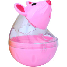 Boule de nourriture pour chat, jouet taquin, gobelet pour-Rose