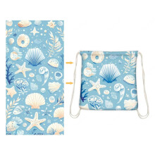 2in1 Beach Towel Microfibre Convertible into a Storage Bag Travel Towel for  Women Men Beach Essentials (32 x 63 Inches / 80 x 160 cm), A Ref: 4335