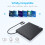 External Dvd Drive, Portable Optical Rewriter With High Speed Usb 3.0 Type C For Multi-Purpose Usage On Windows Mac Linux, Sleek And Slim Design For E 5