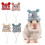 Chapeau mignon pour petits animaux, sangle réglable, Mini-jaune 3