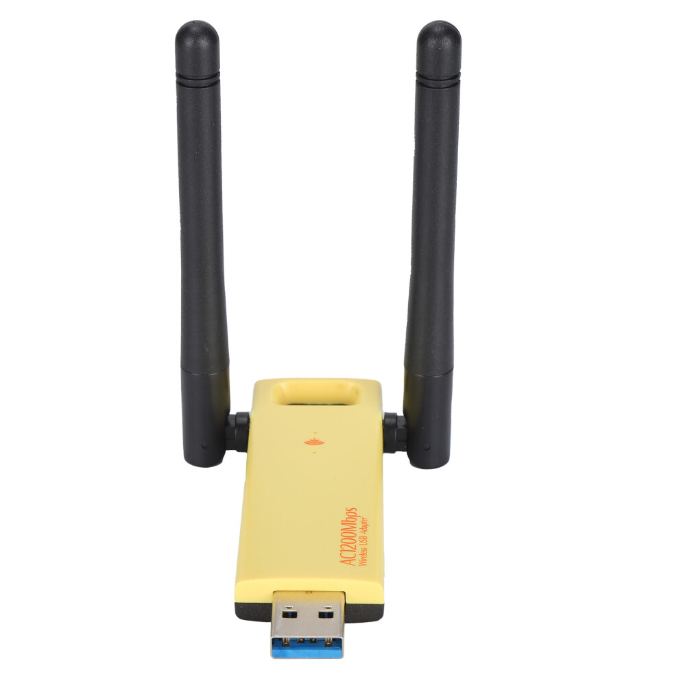 Wireless Usb Adapter For Pc, High-Speed Connection & Wide Range, 11Ac Dual Band 1200M Mini Usb Network Card, Stable Network & Security Protocol For Wi 9486358970379