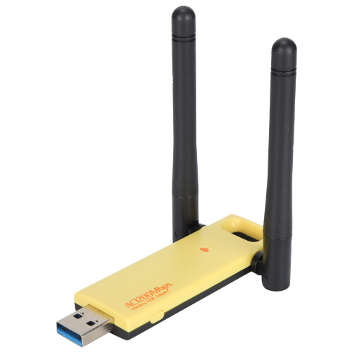 Ασύρματος προσαρμογέας USB για υπολογιστή, σύνδεση υψηλής ταχύτητας και ευρεία 2