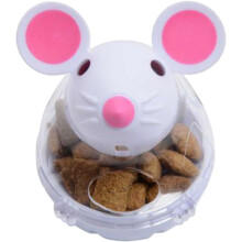 Gobelet pour chat, souris, jouet, distributeur de-Blanc