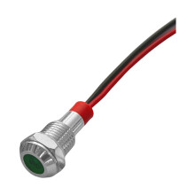 Illuminateds 220V Signals Light With-8mm Green Light 220V Wir