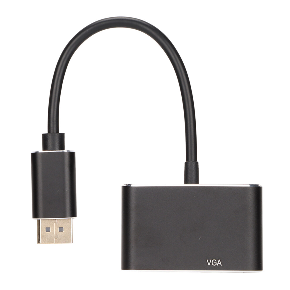 Dp To Hdmi Vga Converter External Graphics Card With Simultaneous Display Support High Definition Resolution For Laptops And Computers 9486358970492