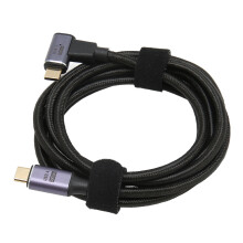 Cablu de transfer de date de mare viteză USB C la USB C cu conector magnetic și indicator LED, suportă rezoluție 8K, material cablu monitor,