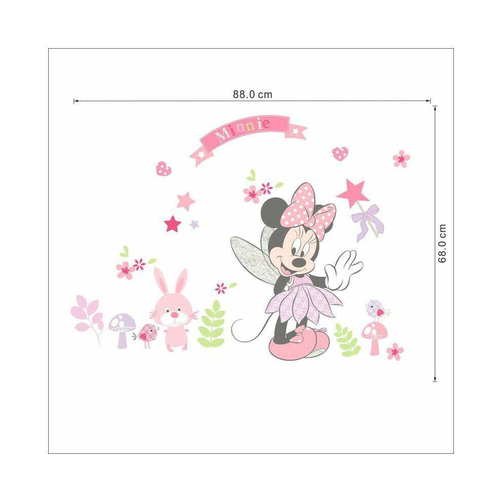 Adorable Kids Bedroom Nursery Decor, Officially Licensed Poster Decal With Trendy Watercolor Look For Decorating Children's Rooms And Playrooms