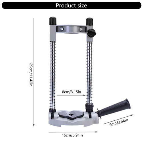 Drill Guide Stand for Electric Drill with Adjustable Height 2