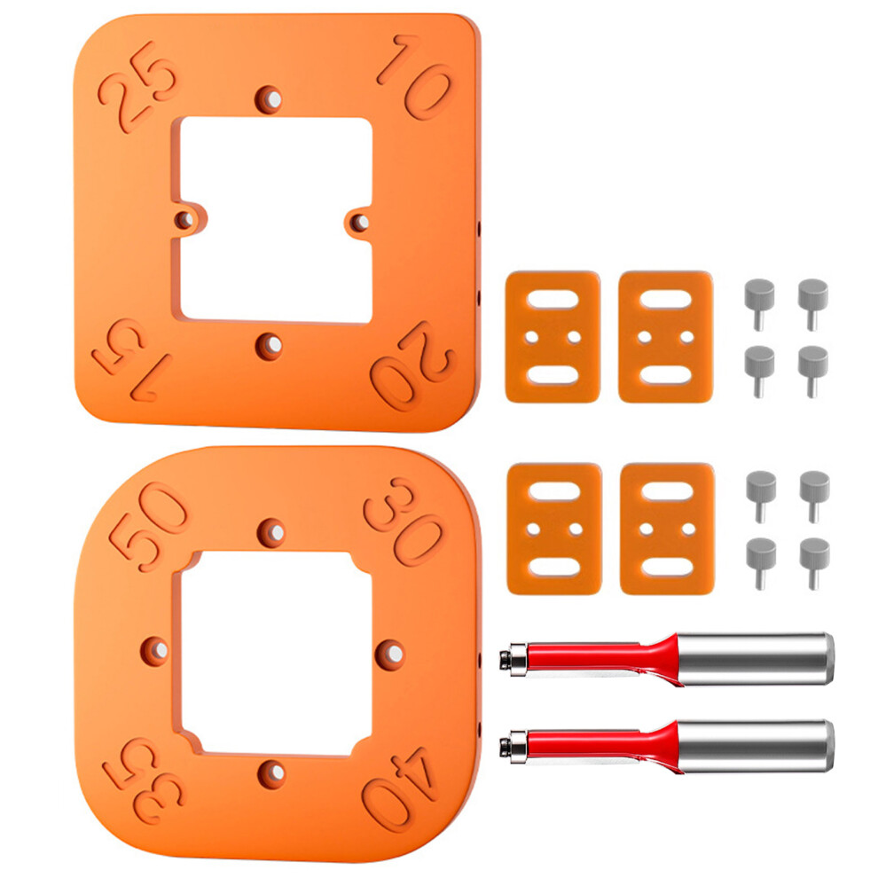 2Pcs Round Corner Radius Jigs Router Templates For Woodworking 7696001276778