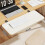 90 Foldable Computer Arm Rest Desk-White Length 40 width 20 1