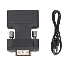 HDMI till VGA-adapter för höghastighetsanslutning, trådlösa nätverkskort, snabb och stabil anslutning, minidesign, kompatibel med Windows OS,