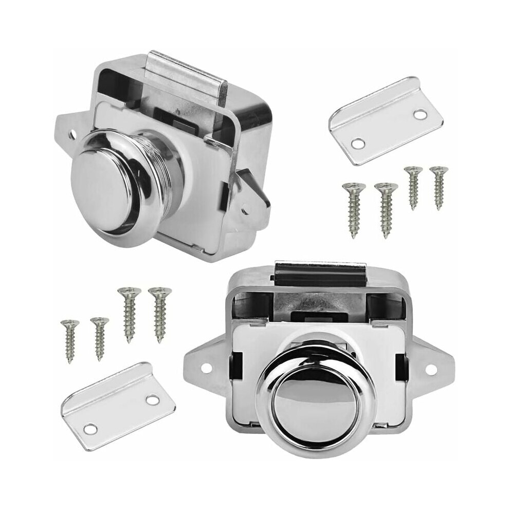 Cabinet Door Catch With Universal Suitability Durable Construction Zinc Alloy Material Abs Base Convenient Use Warranty Assurance For Rv Motorhome Cam 9554910063453