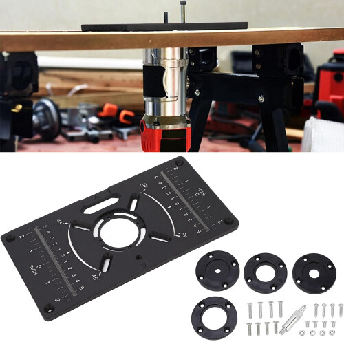 Aluminum Router Table Insert Plate Trimming Machine Flip Board 1