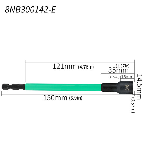 150mm Hexagonal Socket Adapters Hand Repair Tool-1 bar 4x150 2