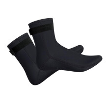 1 pair of beach play socks, water sports socks, diving socks, black, 42