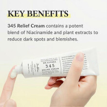 (3pcs)Dr.Althea 345 Relief Cream Daily Moisturizer for Acne-Prone Sensitive Skin Deep Hydrating Blemish Relief Anti-Aging Care