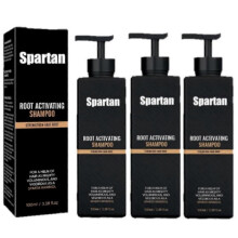 (3pcs) 1-3x SPARTAN Root Activator Shampoo For Men - Hair Growth Shampoo for Hair Loss and Thinning Hair