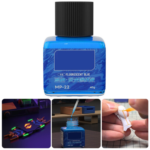 40ML Bright Fluorescent Liquid Night Marking Paint-Blue 2