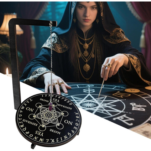 Handmade Fortune Telling Altar Board  Mystical Ritual Vertical Metaphysical Accessories 1