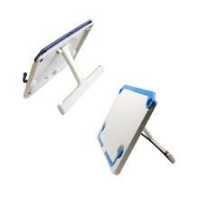 1 Piece Foldable Book Holder, Portable Adjustable Music Stand for Sheet Music, Lightweight with Random Color for School and Home Use