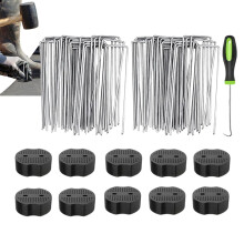 Mass and Stakes, Landscape Staples Performance Lawn Edging Spikes, RustResistant Landscape Pins, Multifunctional Garden Tools for Installation