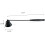Black candle snuffer candle accessory set wick trimmer the wedding 5