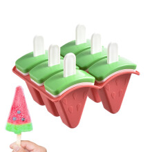 formen 6Piece Reusable Molds for Homemade Popsicles with Sticks Kitchen Accessories for Lollipops, Cream, Yogurt, Cake, Desserts, and Parties