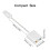 USB External Stereo Sound Card USB Sound Adapter-Silver Type C 4