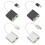 USB External Stereo Sound Card USB Sound Adapter-Silver Type C 3