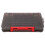 Doublesided bait box, portable handledesign plastic organizer with ventilation Gray 1