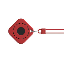 Housse en silicone localisateur de fixation protections-Rouge