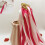 Baguette décorative multicolore pour fêtes-Rouge orangé 6
