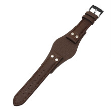 For CH2891CH3051 CH2564 CH2565 men's watch strap, leather, 22mm band with matte leather strap brown black buckle 22mm