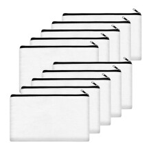 10 stuks pennenbakje, cosmetisch etui, etui, pennenetui,-Wit