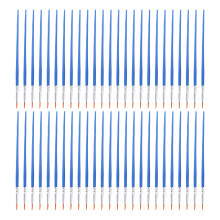 50 stuks acrylverfborstels puntige ronde platte-16,5 puntig