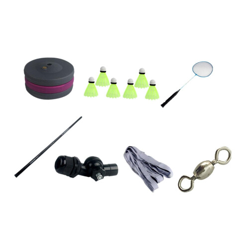 Badminton Training Kit Badminton Training Tool Aid for Badminton Tracking 3.6 M 1 Racket