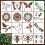 15 stuks vlinderstencils 5x5 inch herbruikbare 4