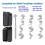Solid ABS Battery Charger Cover For X01 XX1 High-set 6