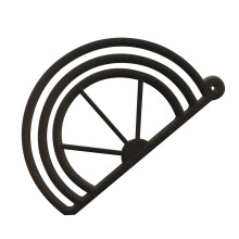 Black/White Hat Brim Adjuster Baseball Cap Shaper-Black