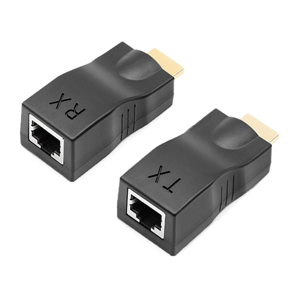 Rj45 Networking Extender Hdtv-Compatible Delivers 1080P- Black 7709000262113