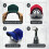 Black/White Hat Brim Adjuster Baseball Cap Shaper-Black 7