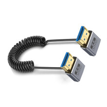 Opgerolde videokabel 8K60Hz 4K120Hz 48Gbps-naar beneden