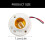 1pc/2pcs E27 LED Lamp Socket Adapter Sound Light Control-2pc 4
